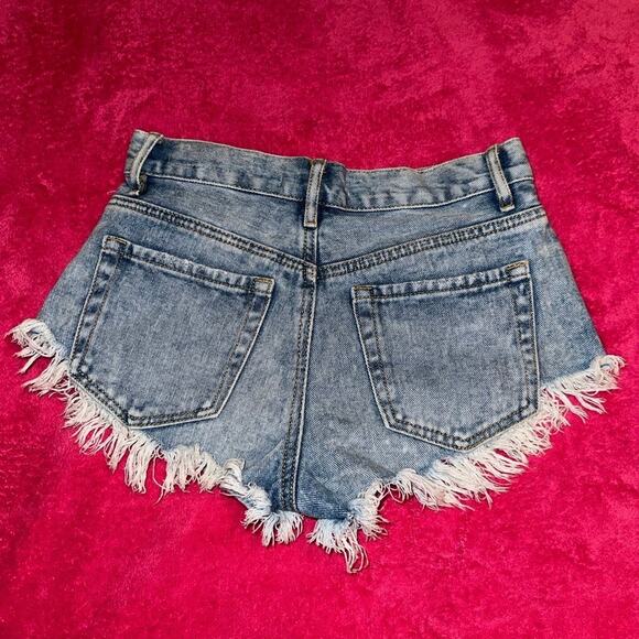 Womens Denim Shorts - Picture 2 of 6